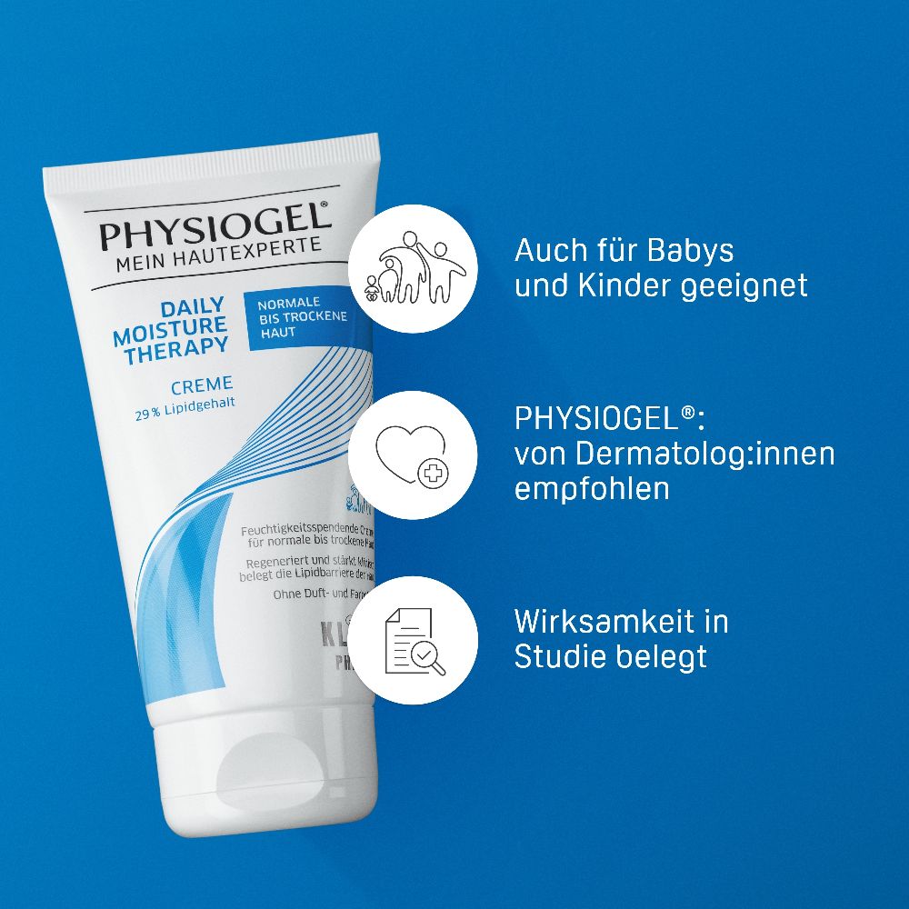 PHYSIOGEL Daily Moisture Therapy Creme normale bis trockene Haut  75 ml Creme