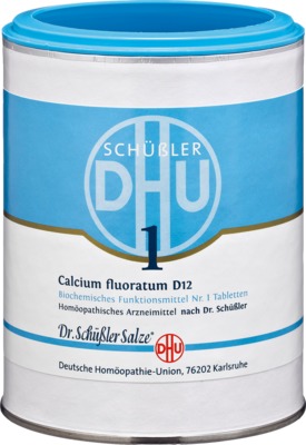 DHU Schüssler-Salz Nr. 1 Calcium fluoratum D 12  1000 St Tabletten