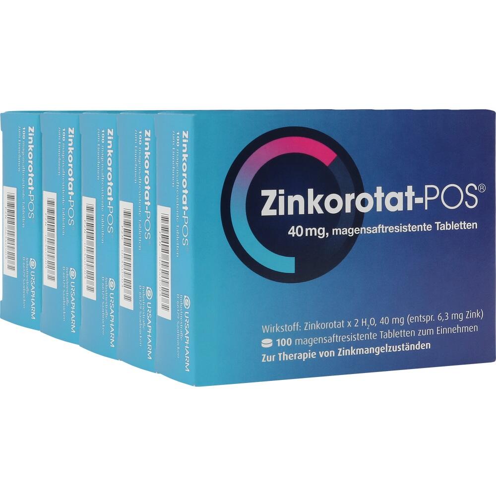 Zinkorotat-POS 500 St Tabletten magensaftresistent