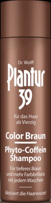 PLANTUR 39 Color Braun Phyto-Coffein-Shampoo 250 ml Shampoo