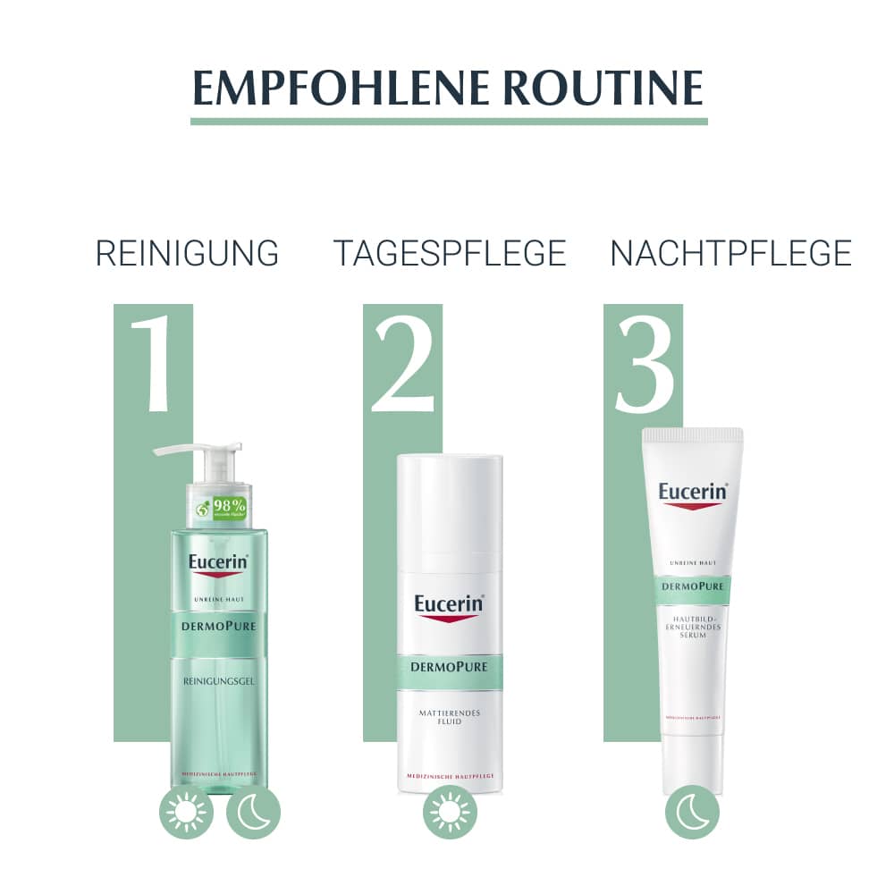 Eucerin DERMOPURE MATTIERENDES FLUID + 3 € sparen* 50 ml Körperpflege