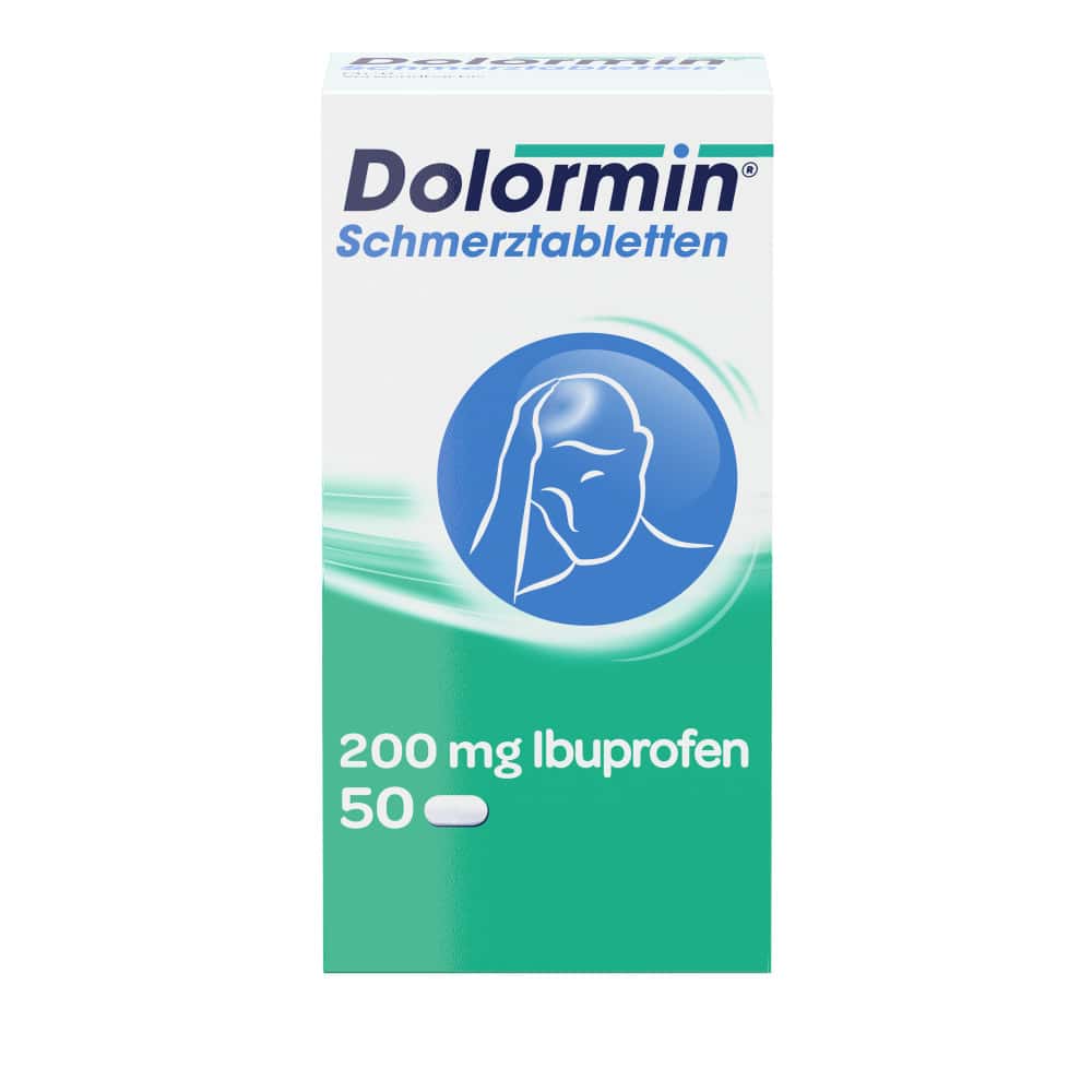 Dolormin Schmerztabletten mit Ibuprofen bei Kopfschmerzen