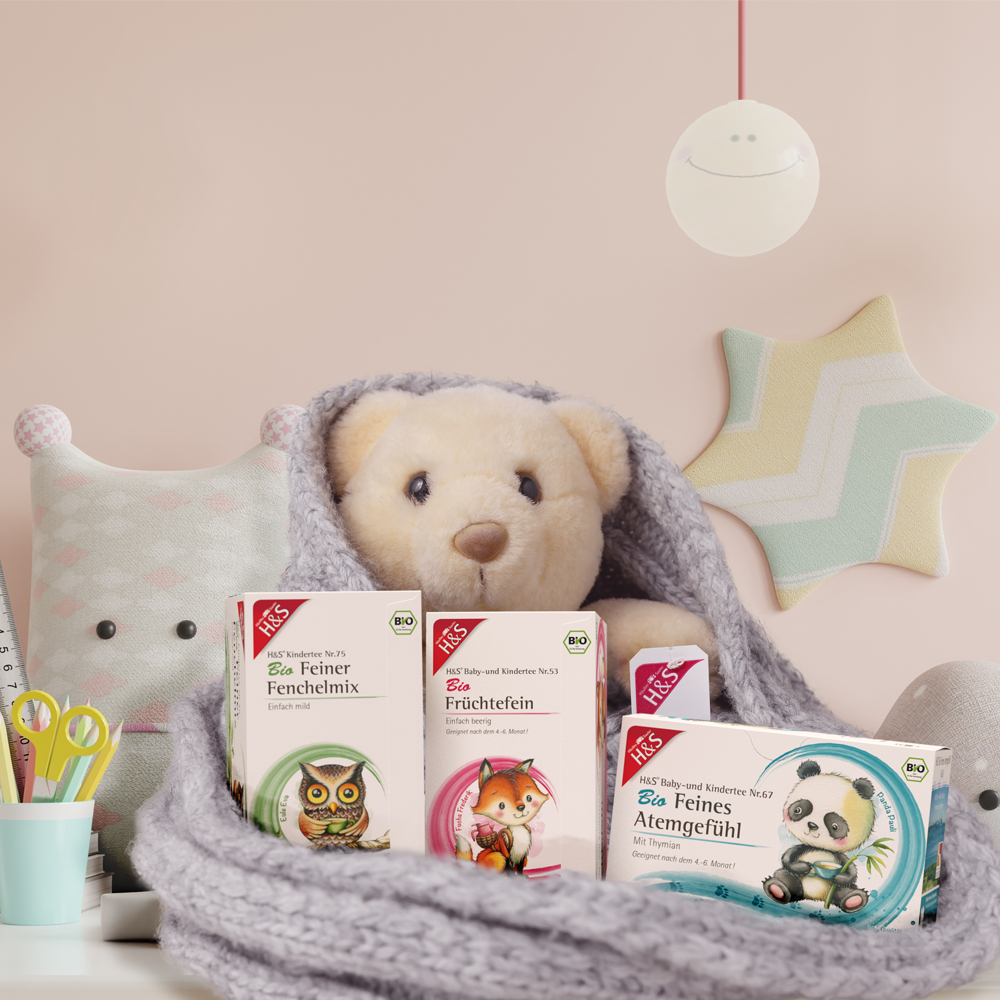 H&S Baby- und Kindertee Feines Atemgefühl 20X1.2 g Filterbeutel