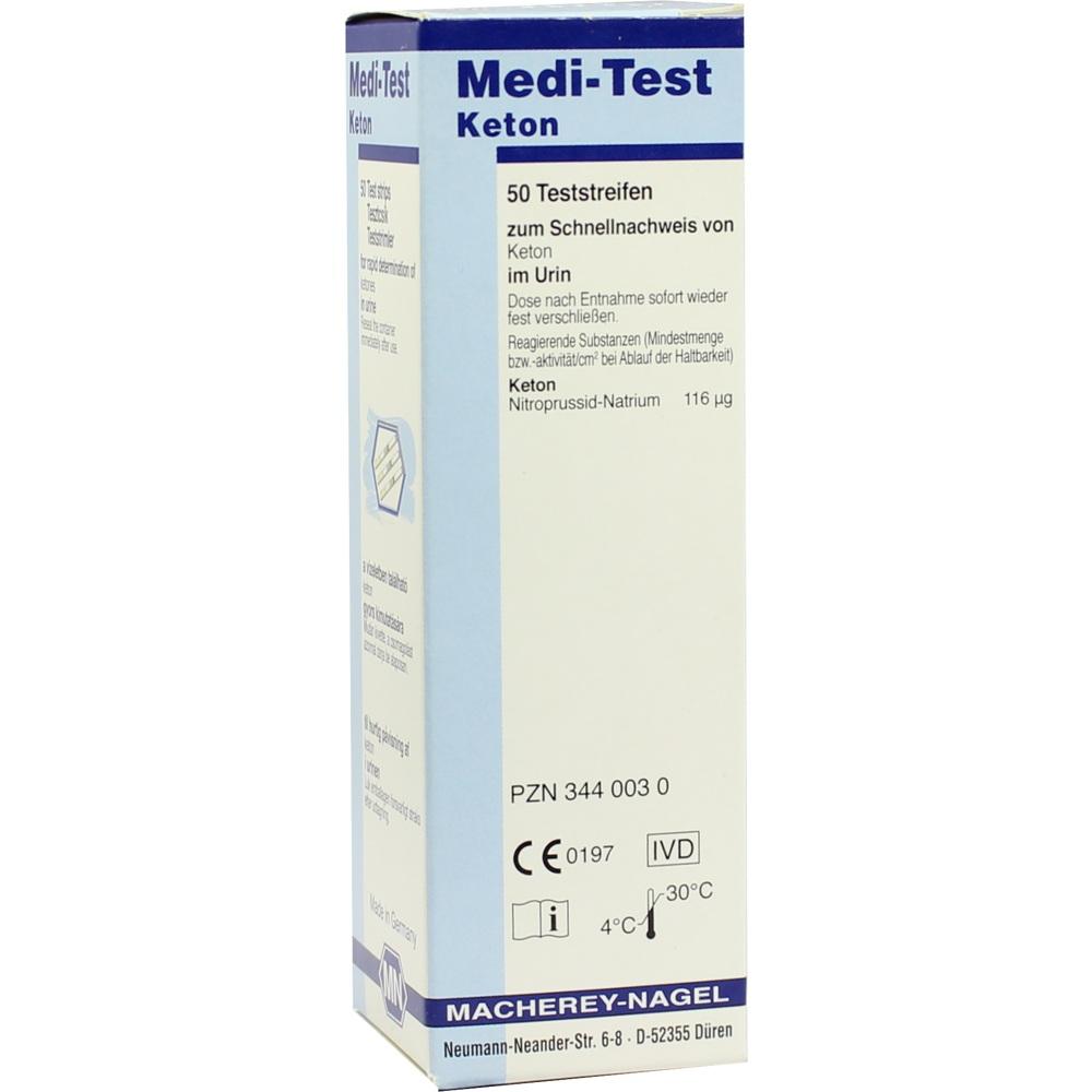 MEDI-TEST Keton Teststreifen 50 St Teststreifen