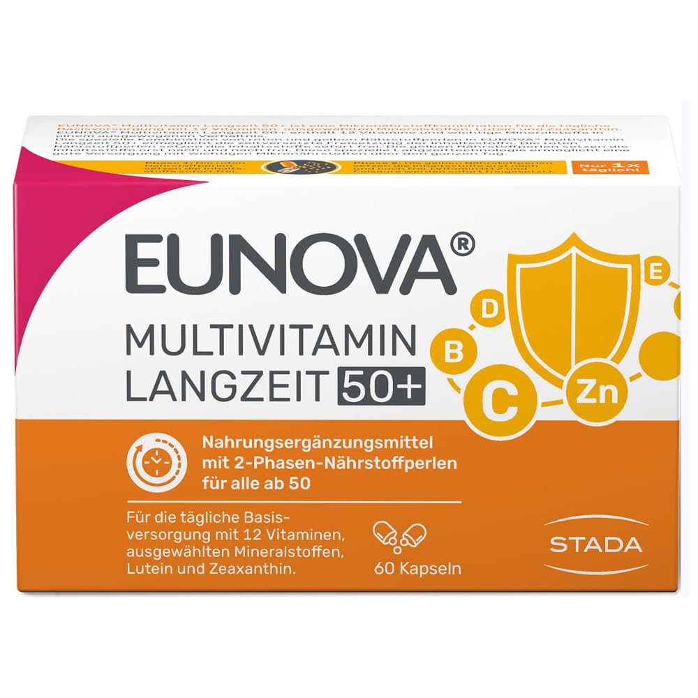 EUNOVA MULTIVITAMIN LANGZEIT 50+  60 St Kapseln
