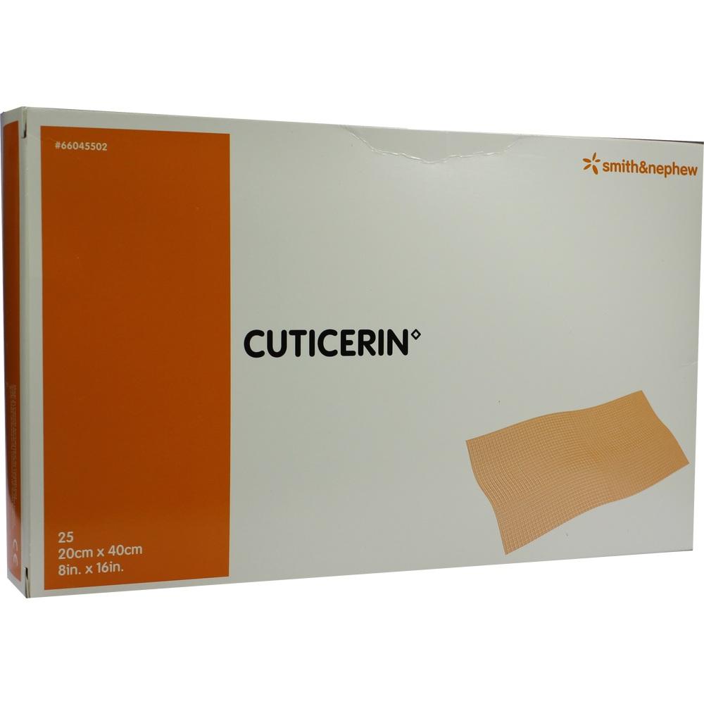CUTICERIN 20x40 cm Gaze m.Salbenbeschichtung 25 St Kompressen