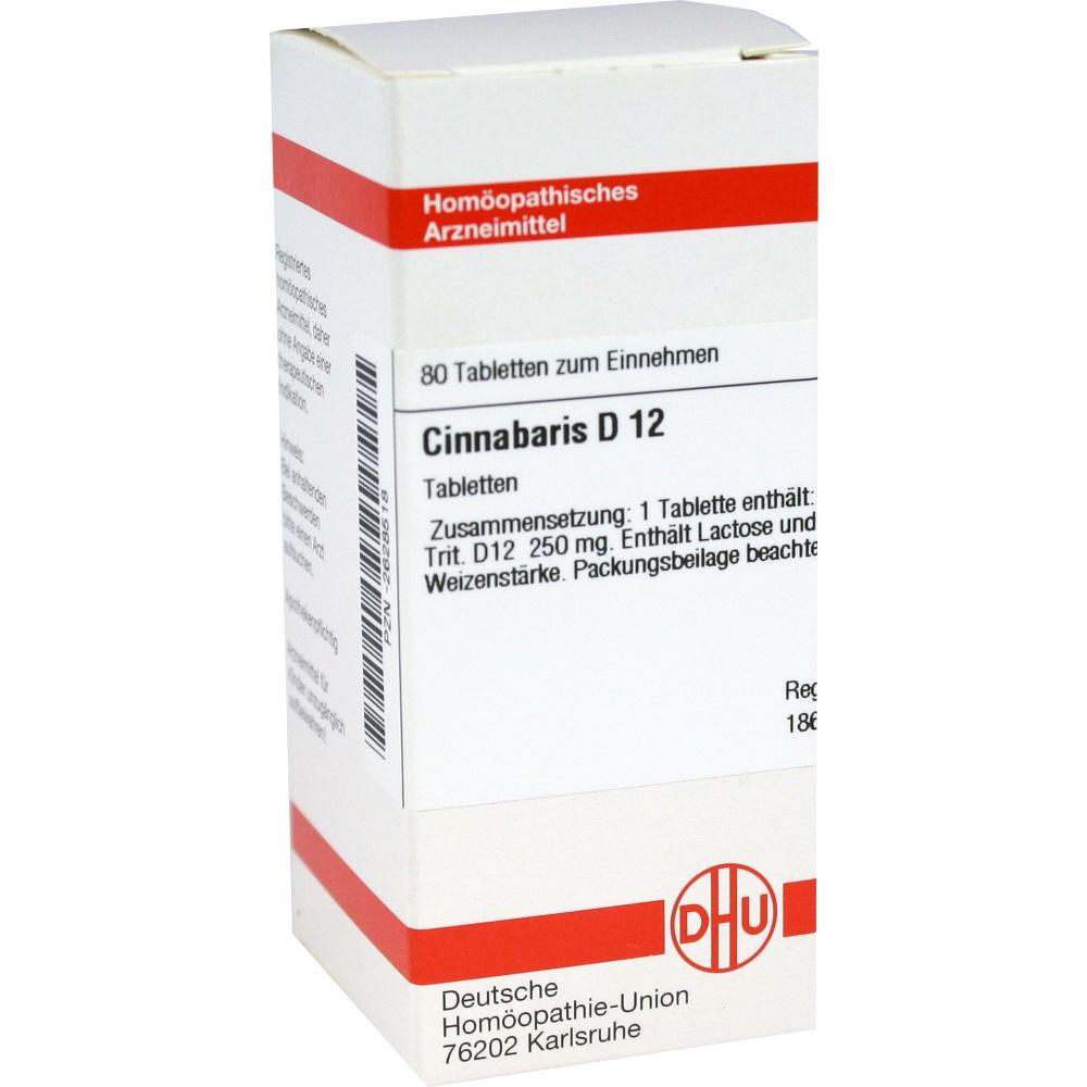 CINNABARIS D 12 Tabletten 80 St Tabletten