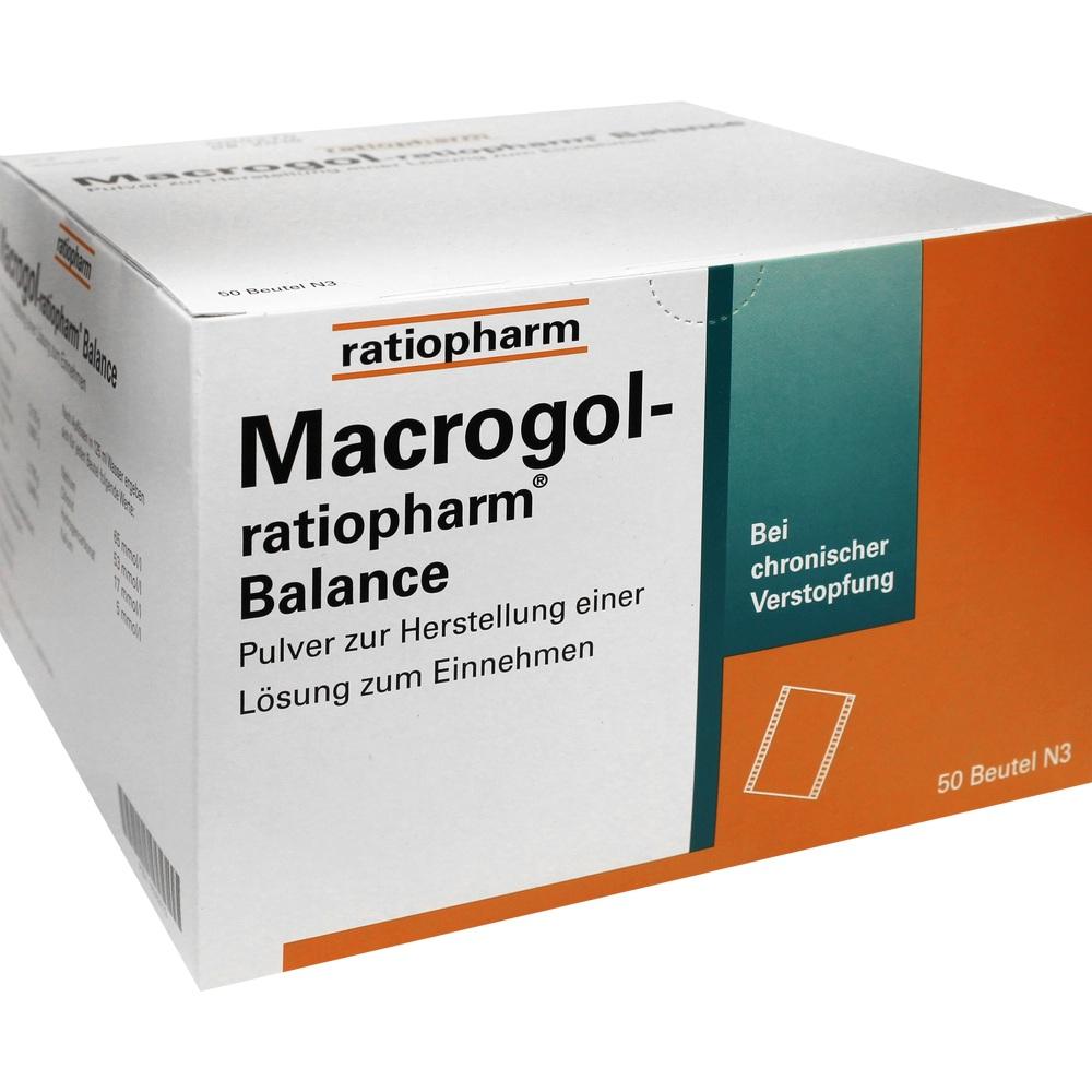 Macrogol-ratiopharm Balance 50 St Pulver zur Herstellung einer Lösung zum Einnehmen