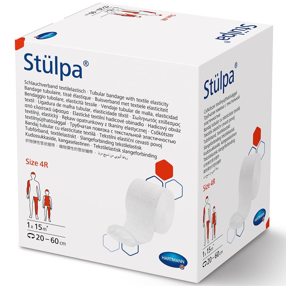 STÜLPA Rolle 4 R 10 cmx15 m Kopf/Bein/Ach. 1 St Verband