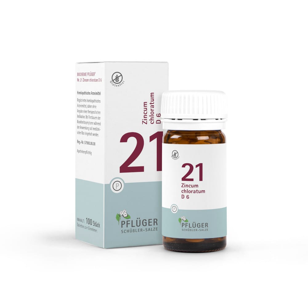 Schüßler-Salz Nr. 21 Zincum chloratum D6 100 St Tabletten