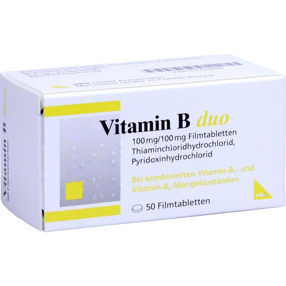 VITAMIN B Duo  50 St Filmtabletten
