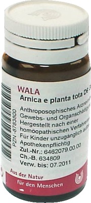 WALA Arnica e planta tota D6, Globuli velati 20 g Globuli