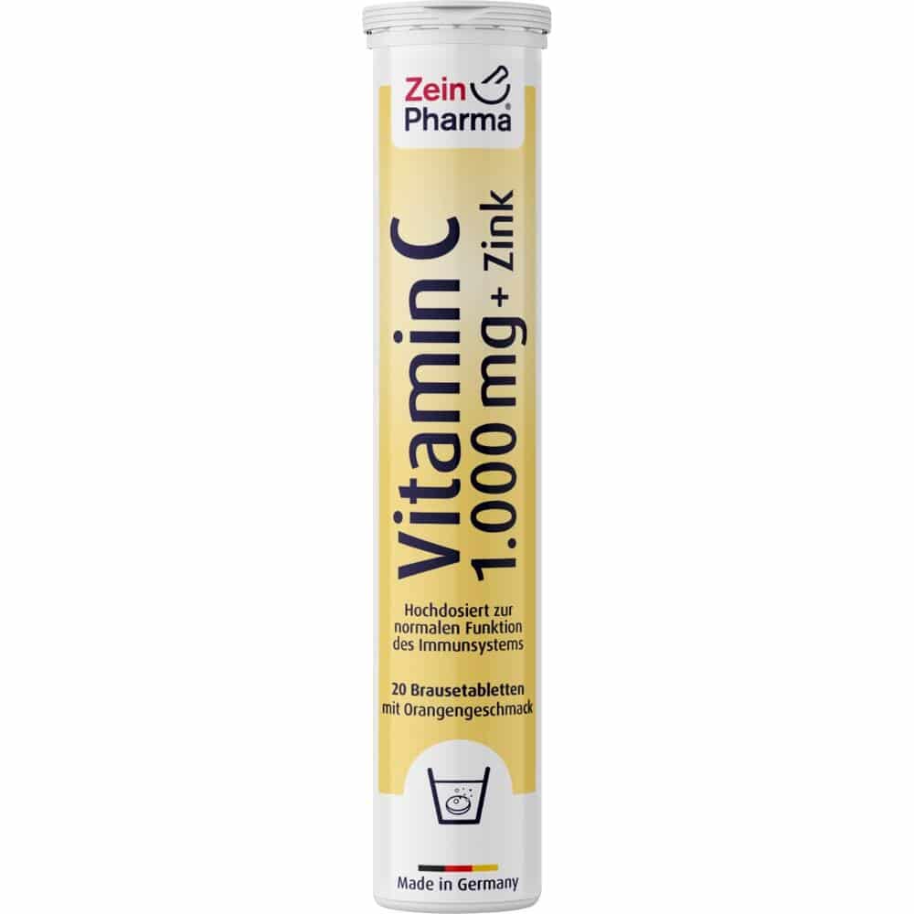 Zein Pharma Vitamin C 1000 mg + Zink  20 St Brausetabletten