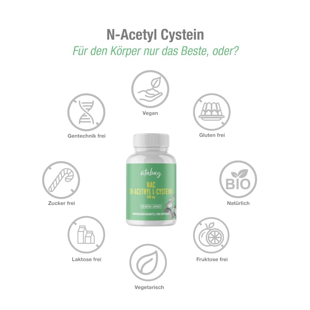 vitabay NAC 600mg 120 St Kapseln
