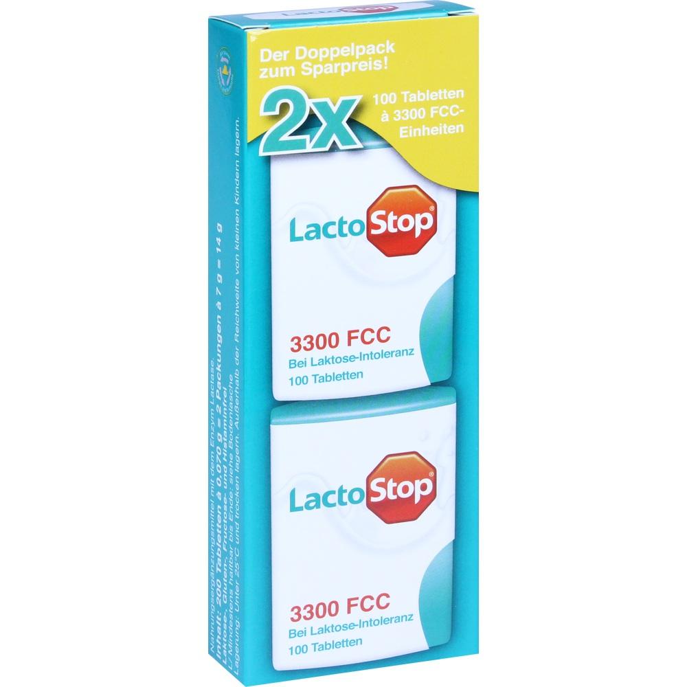 LactoStop 3000 FCC Tabletten Klickspender Doppelpack 2X100 St Tabletten