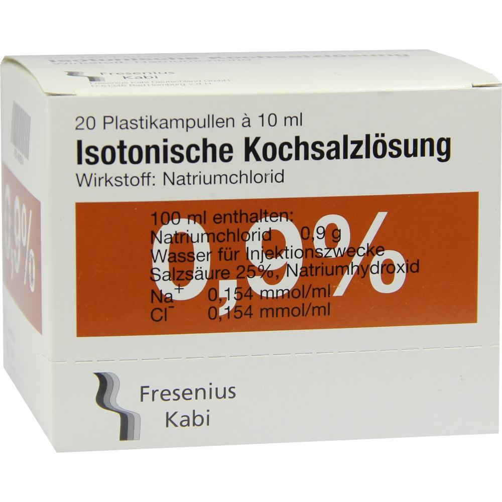 Isotonische Kochsalzlösung 0,9% Injektionslösung 20X10 ml Injektionslösung