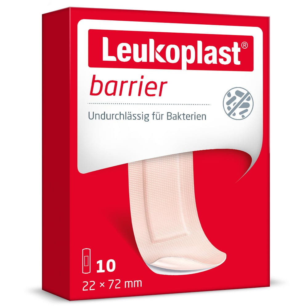 Leukoplast Barrier 22 mm x 72 mm 10 St Pflaster