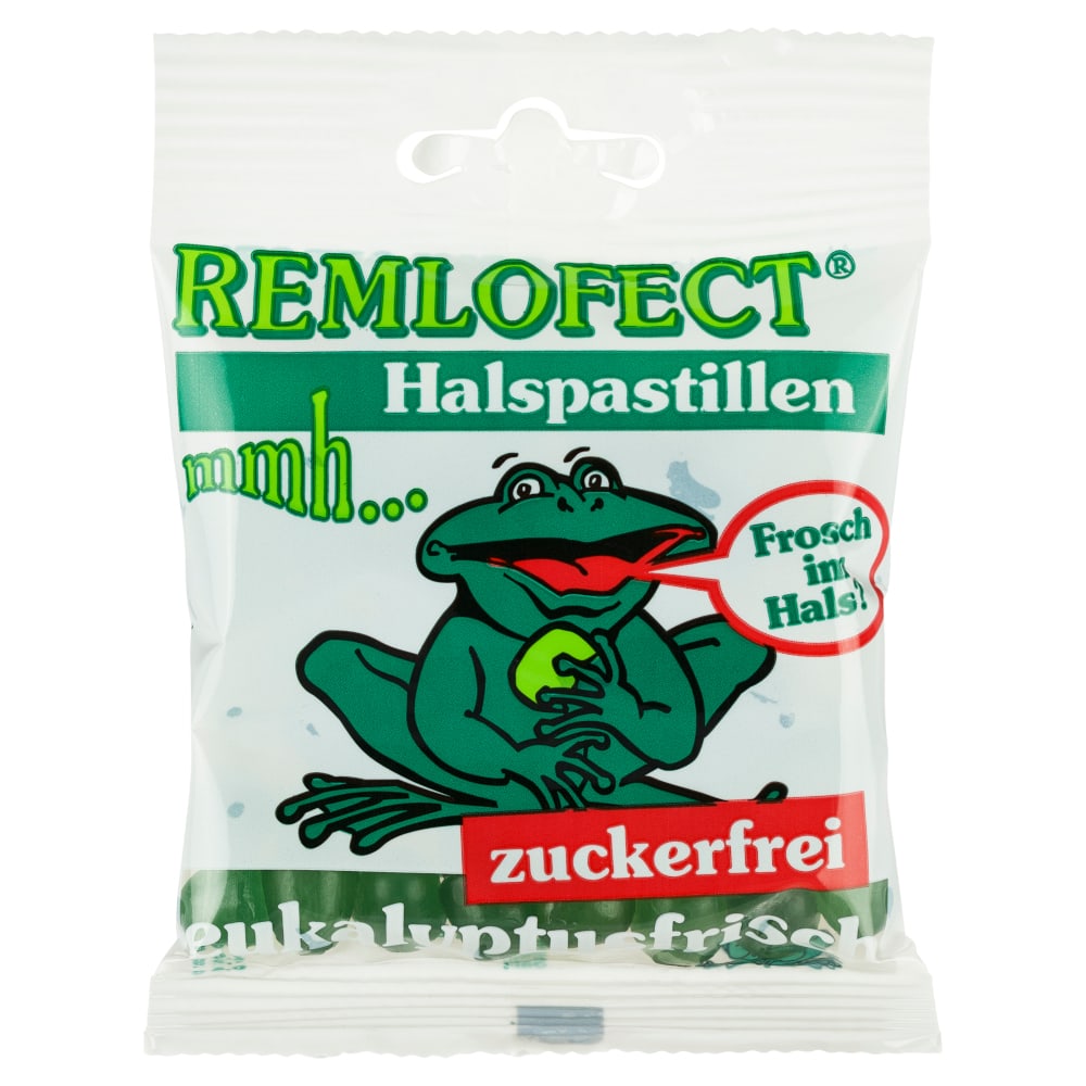 REMLOFECT Halspastillen zuckerfrei eukalyptusfrisch  50 g Pastillen