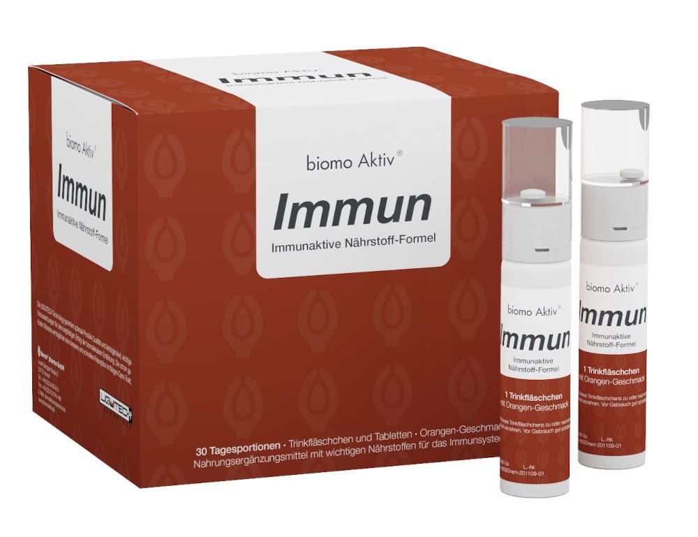 biomo Aktiv Immun Trinkfl.+Tab.30-Tages-Kombi 1 Packung Kombipackung