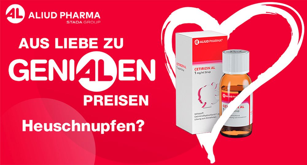 Cetirizin AL 1 mg/ml Sirup bei Heuschnupfen