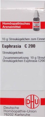 EUPHRASIA C 200 Globuli 10 g Globuli