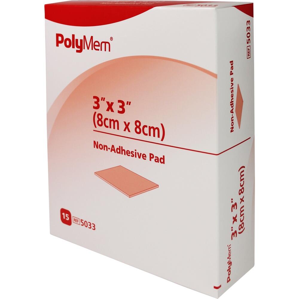 POLYMEM Wund Pad n.klebend 8x8 cm 5033 15 St