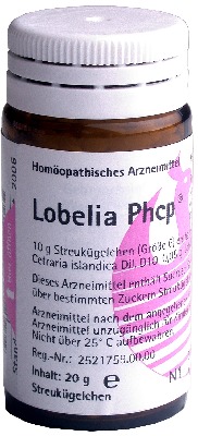 LOBELIA PHCP Globuli 20 g Globuli