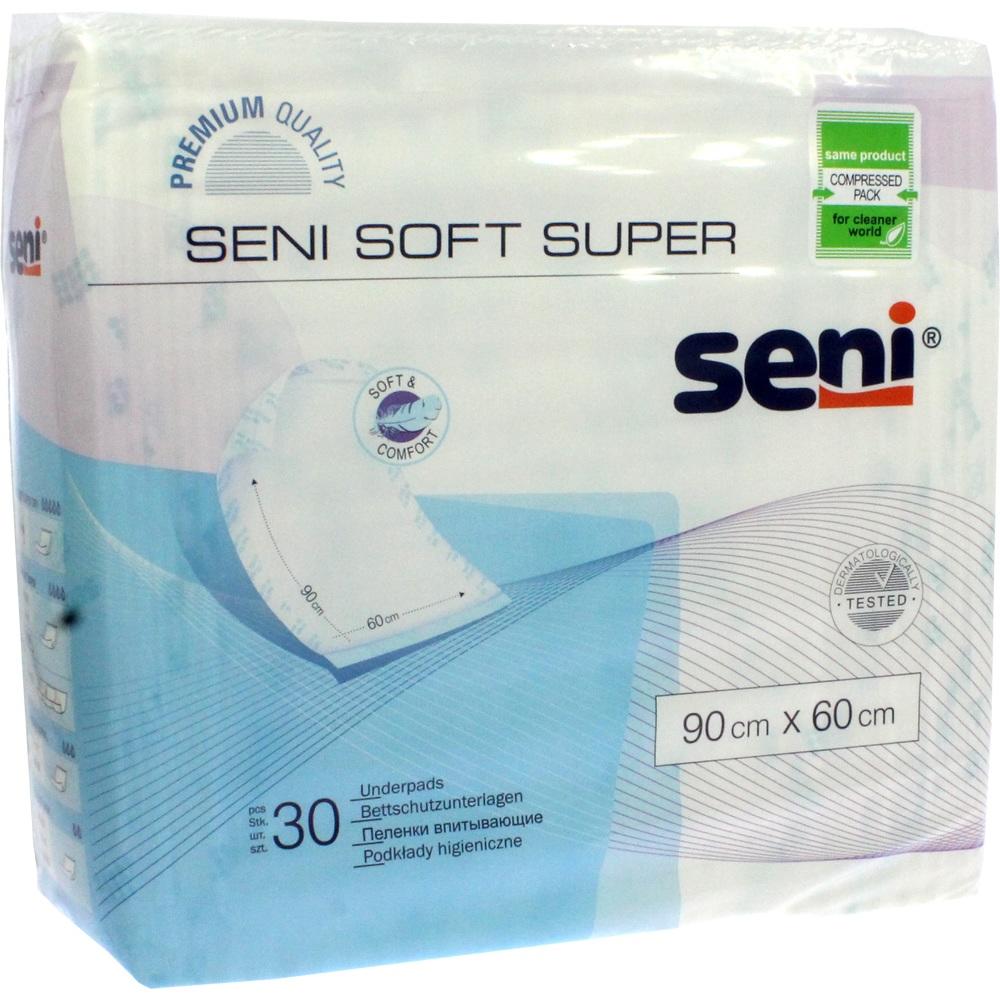 SENI Soft Super Bettschutzunterlagen 90x60 cm 30 St