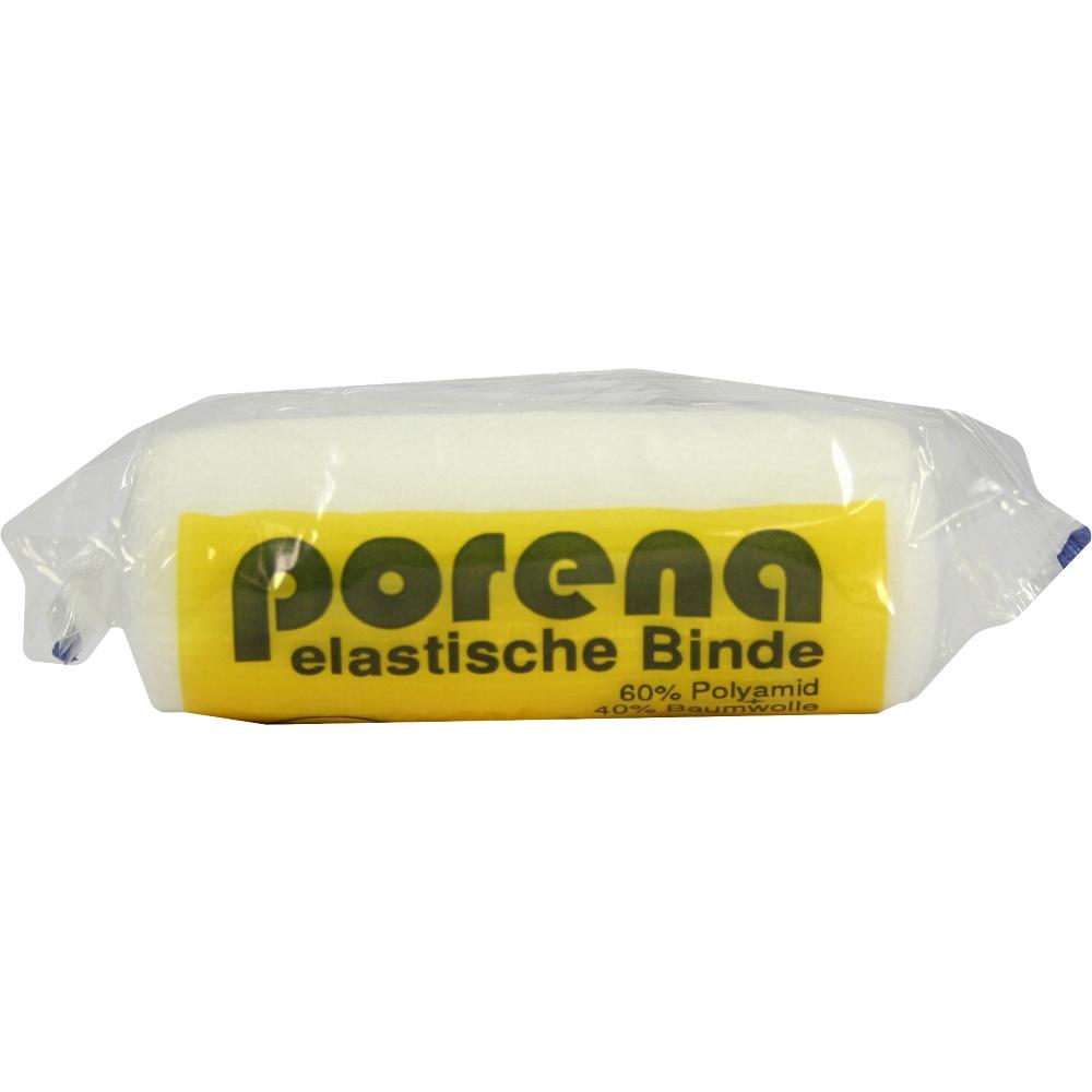 PORENA elastische Binde 8cm weiß mit Cello 1 St Binden