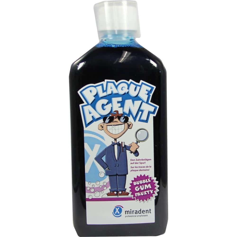 MIRADENT Plaquetest Lösung Agent 500 ml Lösung