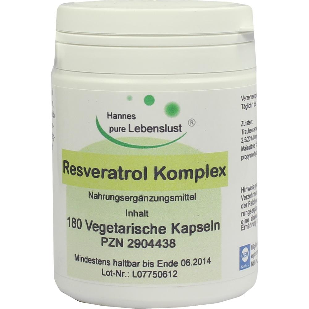 RESVERATROL Komplex Vegi Kapseln 180 St Kapseln