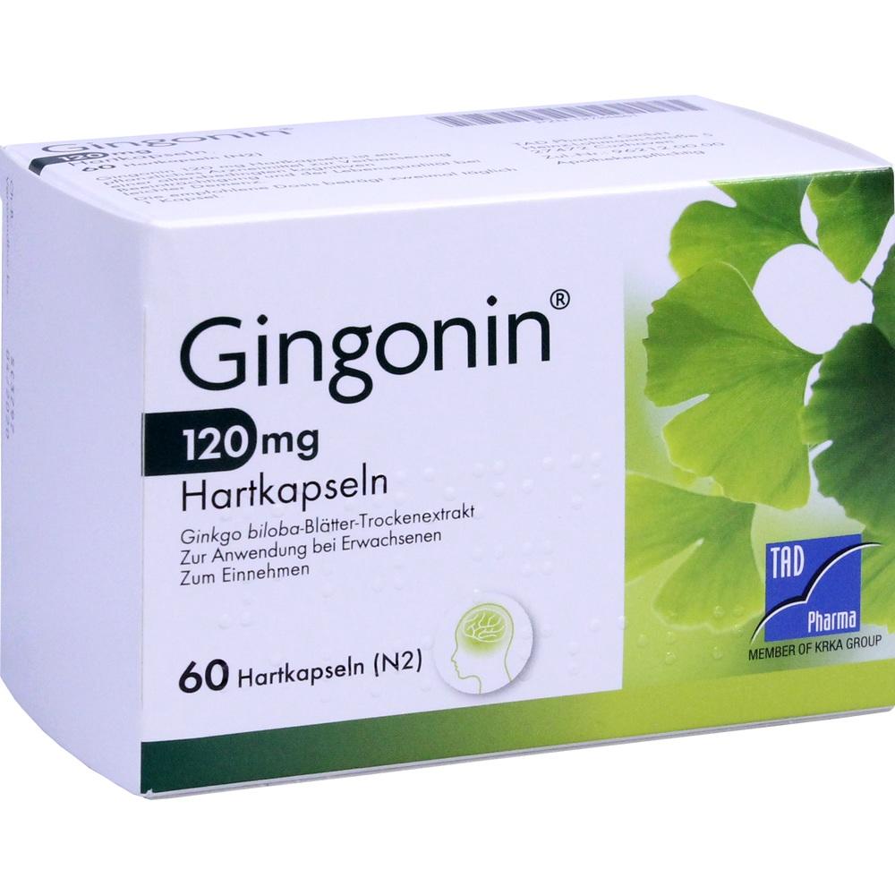 Gingonin 120mg 60 St Hartkapseln