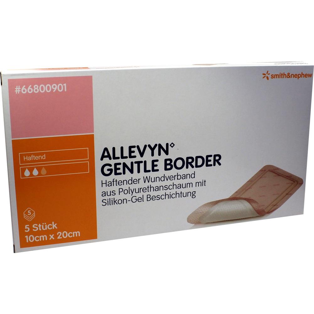ALLEVYN Gentle Border 10x20 cm Schaumverb. 5 St Verband