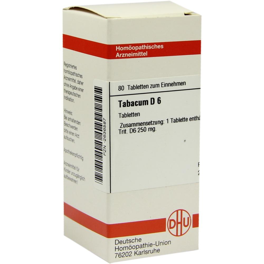 TABACUM D 6 Tabletten 80 St Tabletten