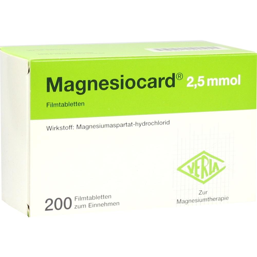 MAGNESIOCARD 2,5 mmol  200 St Filmtabletten