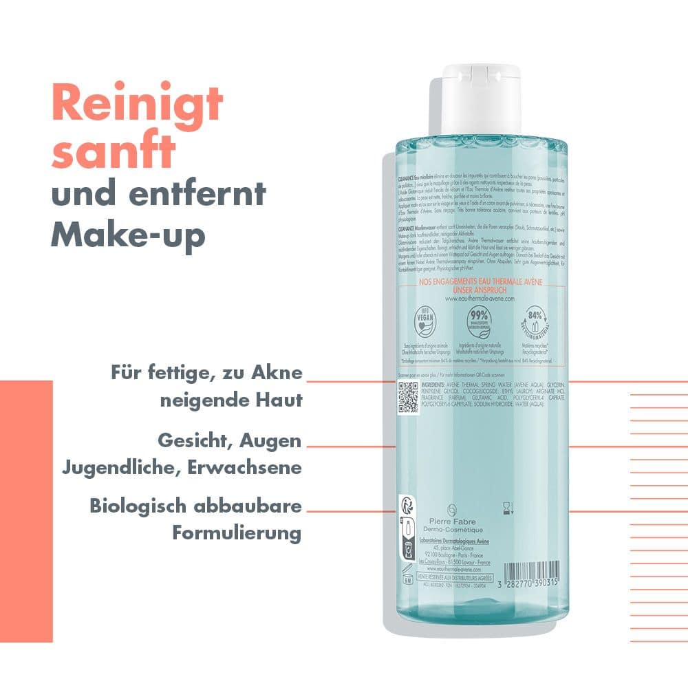 Avène Cleanance Mizellenwasser 400 ml Lotion