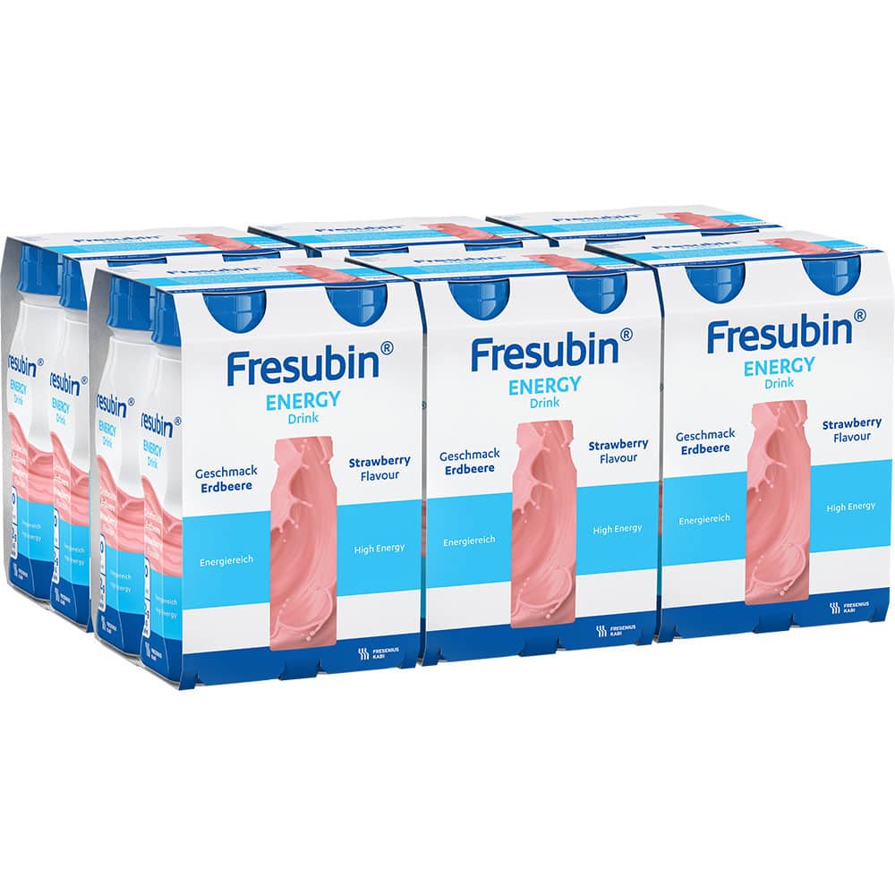 Fresubin Energy Trinknahrung Erdbeere 6X4X200 ml Lösung