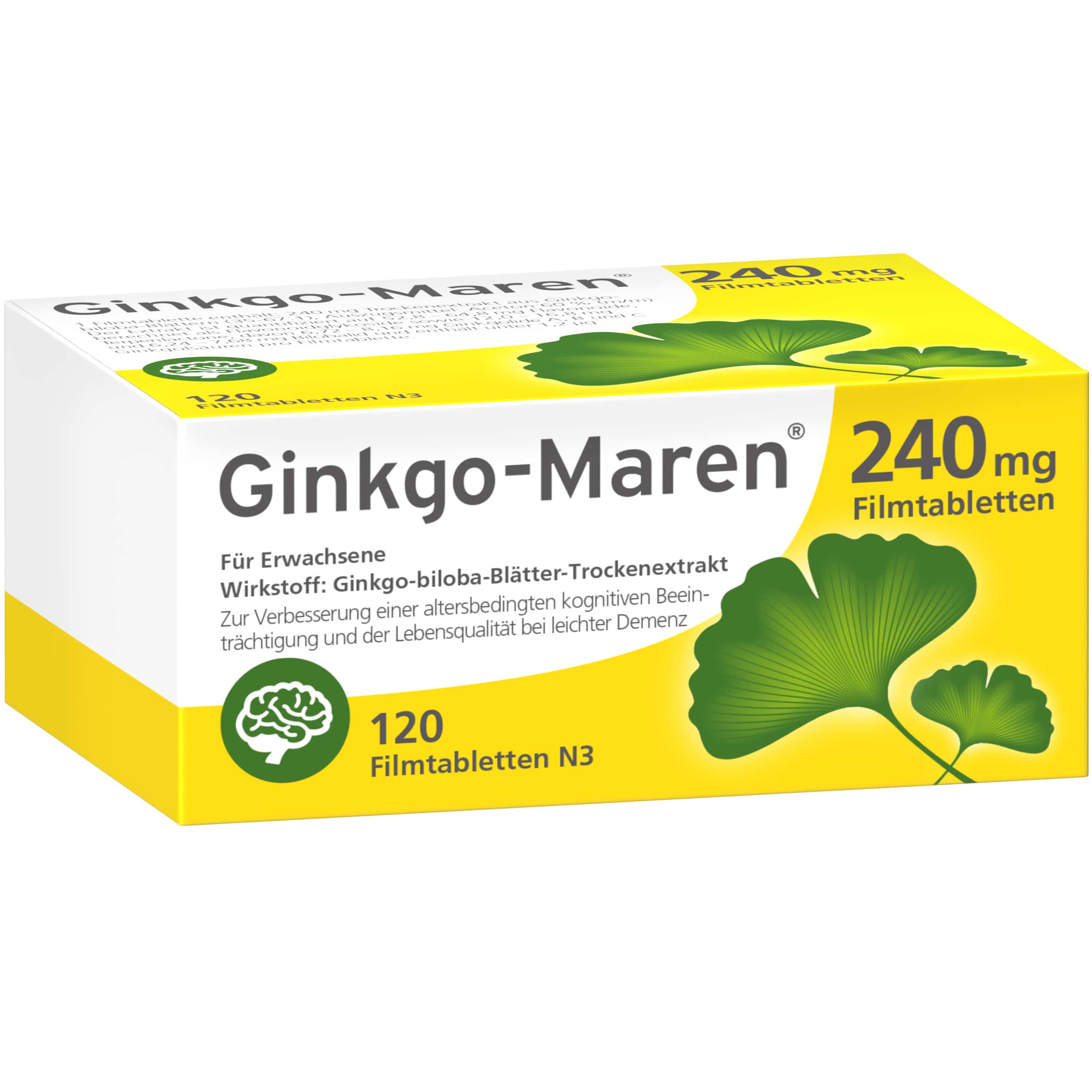 Ginkgo-Maren 240mg 120 St Filmtabletten