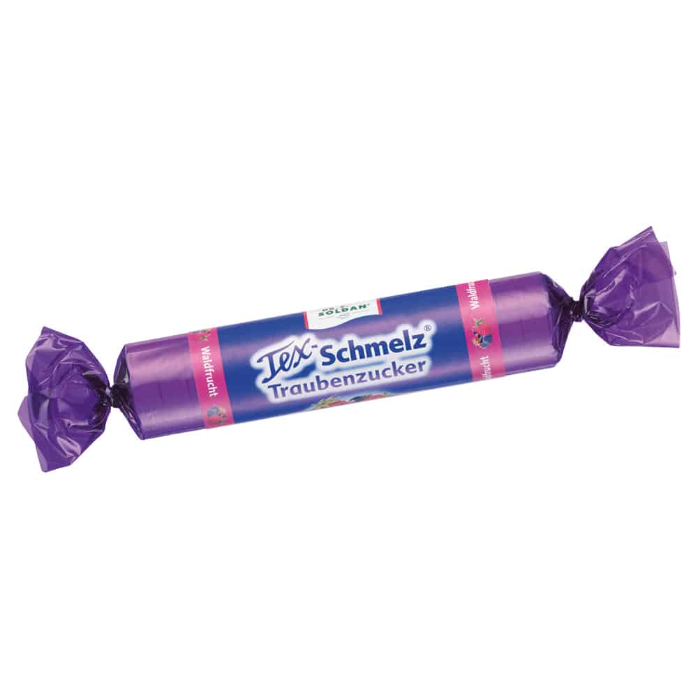 SOLDAN Tex Schmelz Traubenzucker Waldfrüchte 33 g