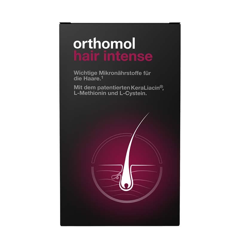 orthomol hair intense - Mikronährstoffe mit Biotin, Kupfer, Zink und dem patentierten KeraLiacin - Kapseln