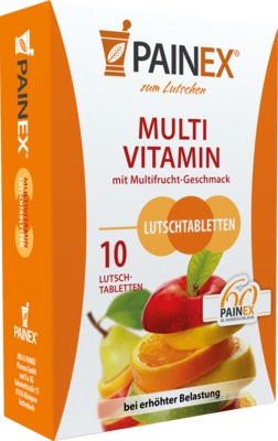 MULTIVITAMIN LUTSCHTABLETTEN PAINEX 10 St Lutschtabletten
