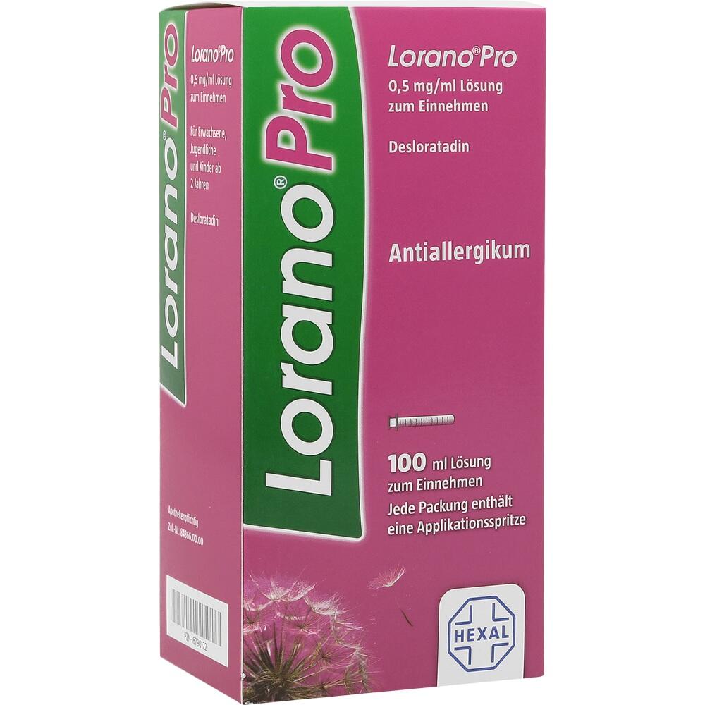 Lorano Pro 0,5 mg/ml Lösung 100 ml Lösung zum Einnehmen