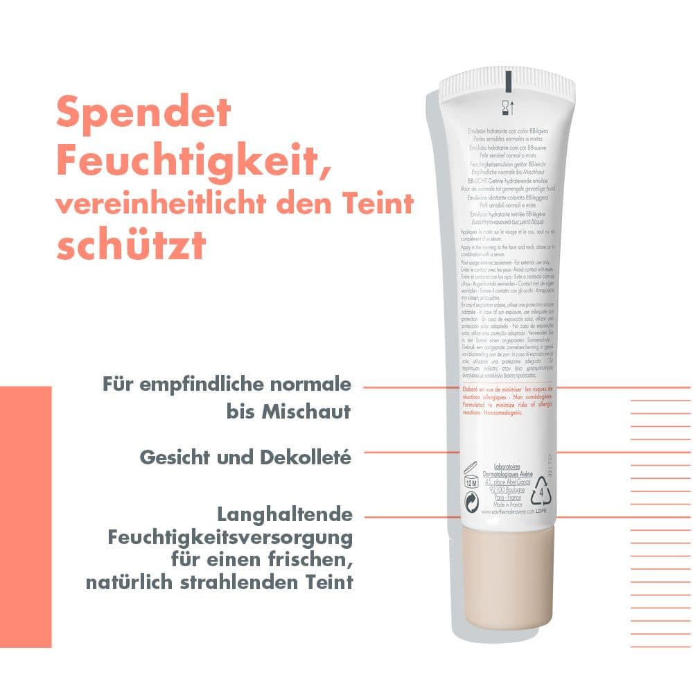 Avène Hydrance BB-LEICHT Feuchtigkeitsemulsion getönt 40 ml Emulsion