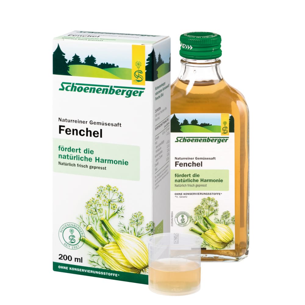 Schoenenberger Naturreiner Gemüsesaft Fenchel 200 ml Saft