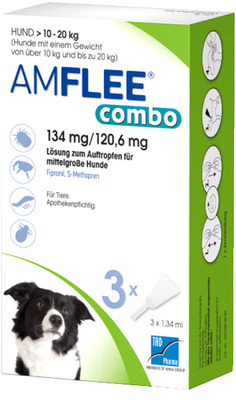 AMFLEE combo Hunde 10-20kg 3 St Lösung