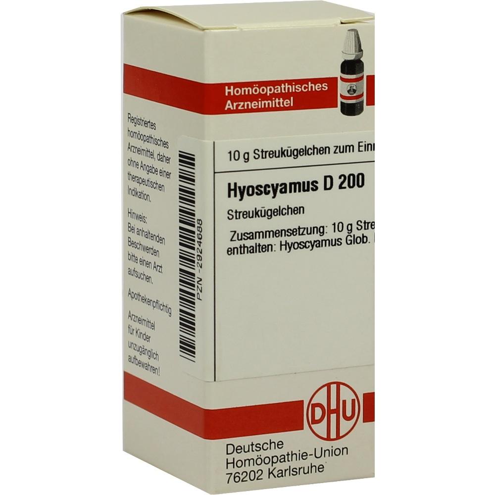 HYOSCYAMUS D 200 Globuli 10 g Globuli