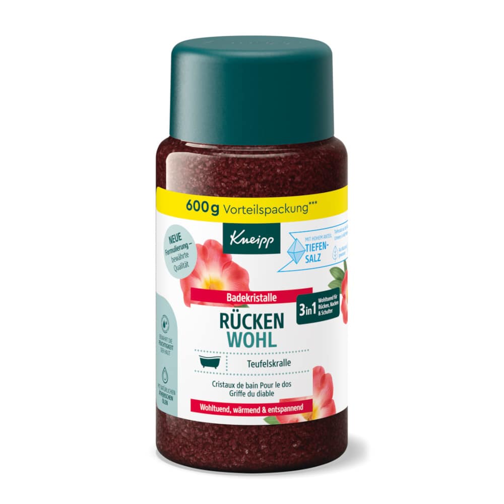Kneipp Badekristalle RÜCKEN WOHL 600 g Salz