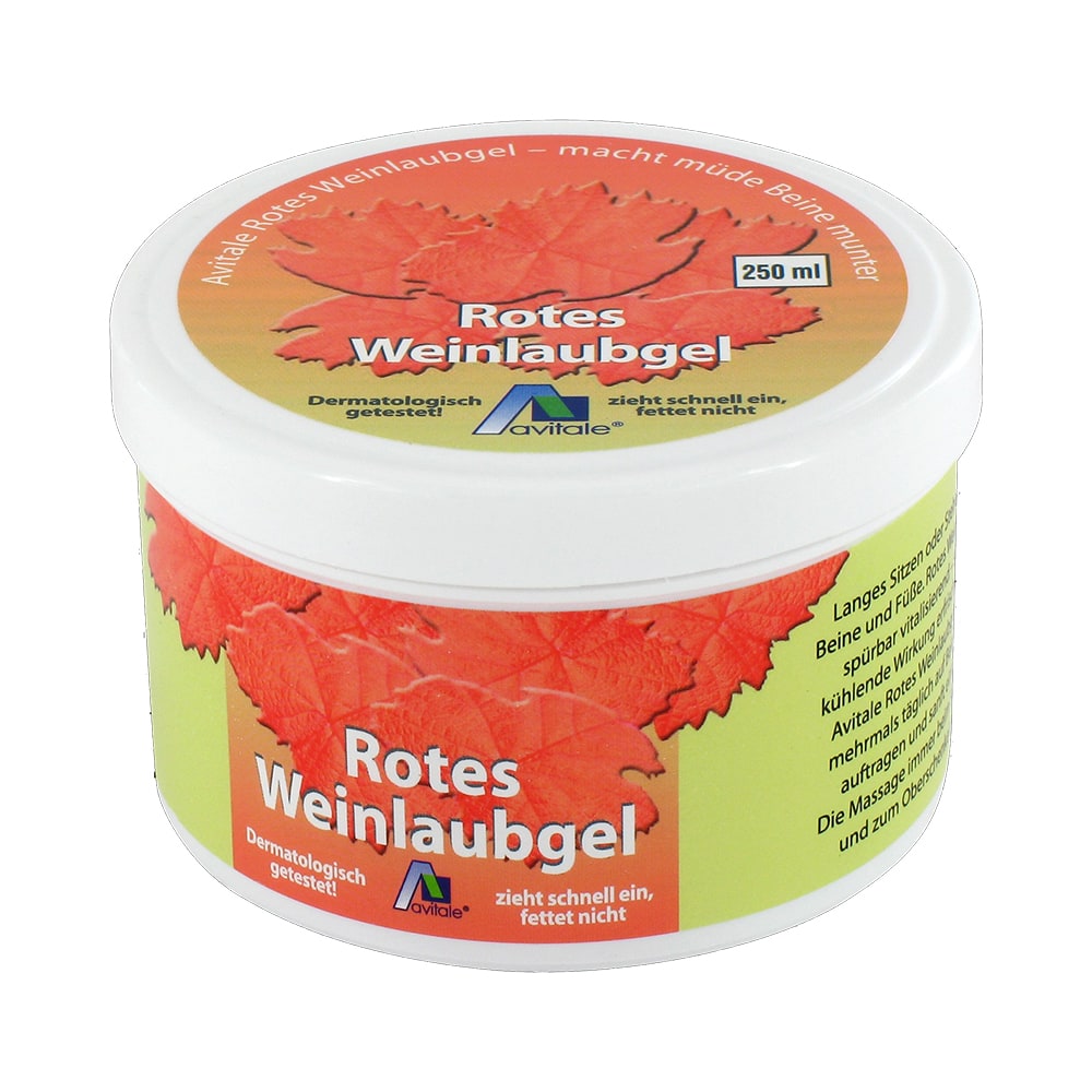 ROTES WEINLAUB Gel 250 ml Gel
