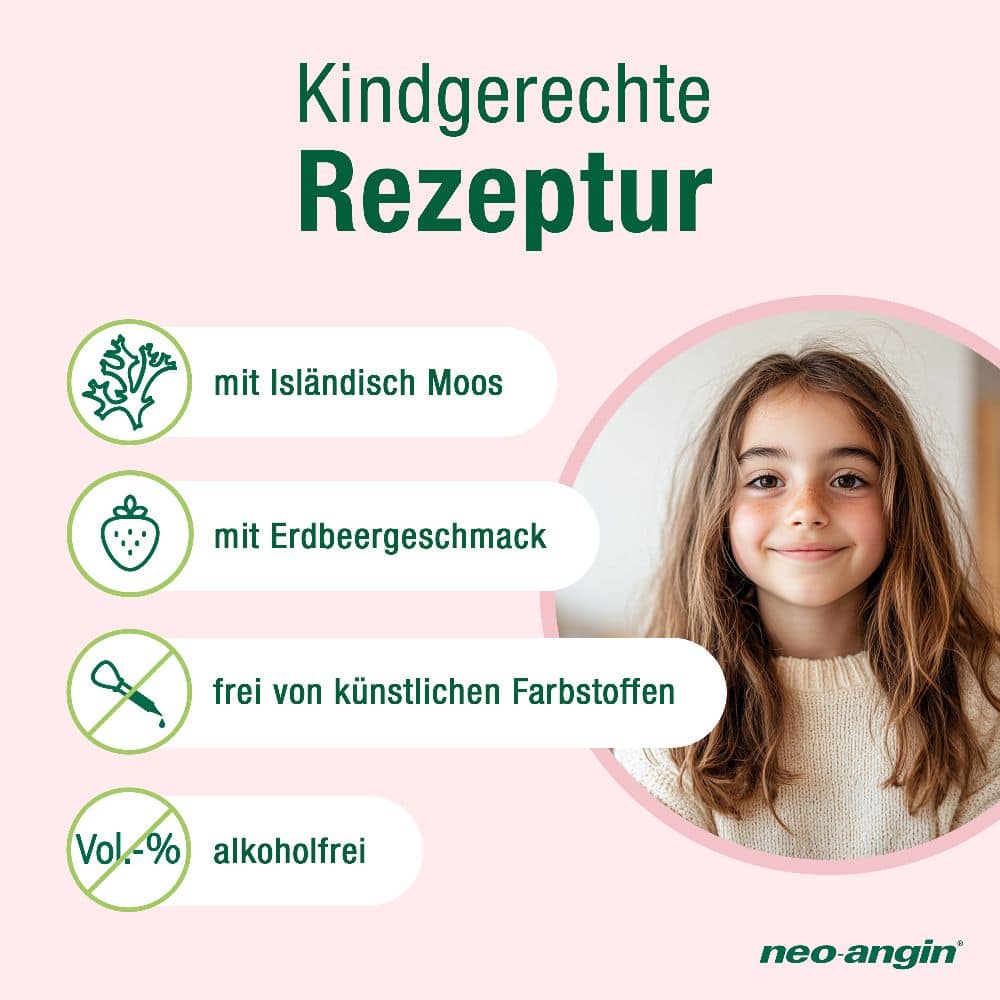 neo-angin junior HALSSCHMERZLUTSCHER für Kinder 8 St