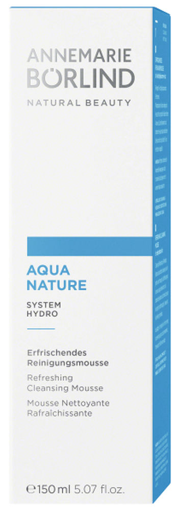 ANNEMARIE BÖRLIND AQUA NATURE Erfrischendes Reinigungsmousse 150 ml Schaum